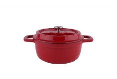 Oala Zilan ZLN0941, Din fier turnat sub presiune puternica, 2.6L, Diametru 22 cm, Inaltime 10 cm, Compatibila cuptor si masina de spalat vase