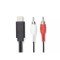 Cablu USB 3.2 Gen 1 USB-C tata Digital IN - 2x RCA tata Analogic OUT