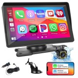 Navigatie Auto Premium + Camera Marsarier, Functie Wireless, Ecran HD Touch Screen De 7 Inch, 7 Moduri De Navigatie, Compatibil Android Auto/Apple Car