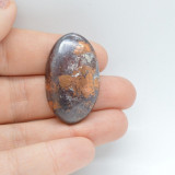 Cabochon cupru nativ 34x21x6mm a1