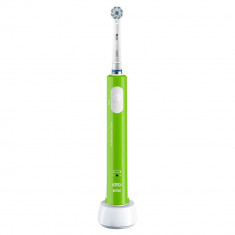 Periuta electrica Oral B Pro 400 Junior, Sensitive, Reincarcabila, Timer, Verde foto