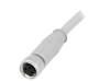 Conector M8 Drept Mama 3 Pini IP67 CONEC Polarizare Cod A Cablu 3m 4-5.5mm