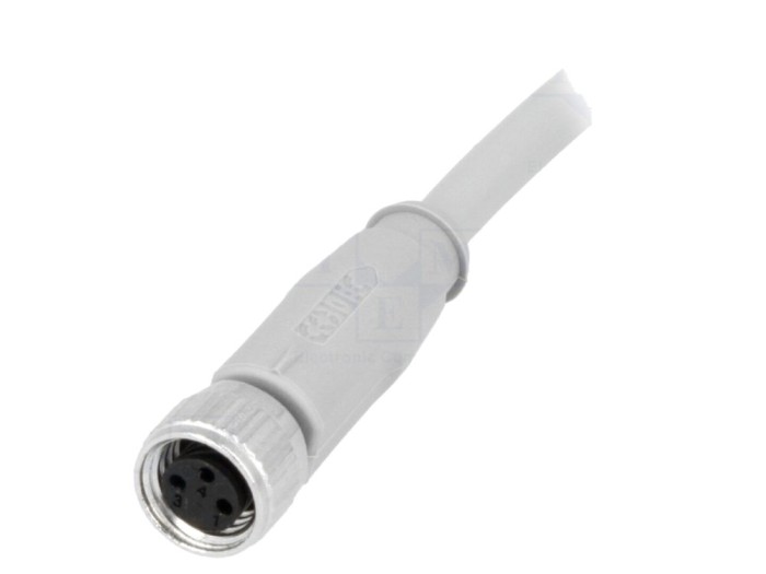 Conector M8 drept 3-PIN IP67