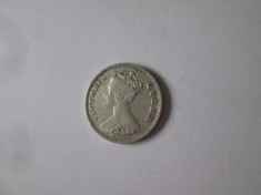 Hong Kong 10 Cents 1896 argint in stare foarte buna,regina Victoria
