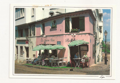 FR1 -Carte Postala - FRANTA- Paris-Montmartre, La Maison Rose, necirculata foto