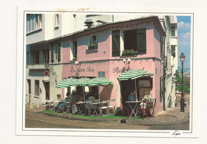 FR1 -Carte Postala - FRANTA- Paris-Montmartre, La Maison Rose, necirculata