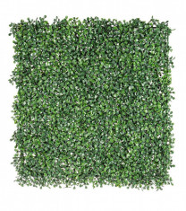 Panou plante artificiale verzi Buxus 50 cm x 50 cm foto