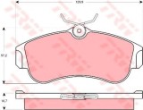 Set placute frana,frana disc NISSAN ALMERA II (N16) (2000 - 2016) TRW GDB3271
