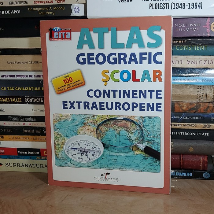 ATLAS GEOGRAFIC SCOLAR : CONTINENTE EXTRAEUROPENE , CD PRESS *