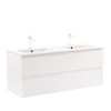 Dulap inferior Vario Forte 120 cu lavoar alb-alb