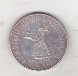 bnk mnd Romania 500 lei 1941 argint , stare buna