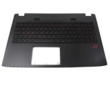 Tastatura Asus Negru GL552 cu Palmrest iluminata backlit, GL552J cu Palmrest iluminata backlit, GL552JX cu