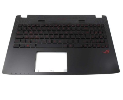 Tastatura Asus Negru GL552VW cu Palmrest iluminata backlit, GL552VX cu Palmrest iluminata backlit foto