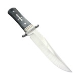 Cumpara ieftin Cutit Vanatoare Full Tang IdeallStore&reg; 28cm, Otel Inoxidabil, Lemn, Teaca Inclusa, Camping