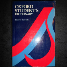 A. S. HORNBY, CHRISTINA RUSE - OXFORD STUDENT'S DICTIONARY OF CURRENT ENGLISH