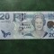FIJI 20 DOLARI 2007 UNC