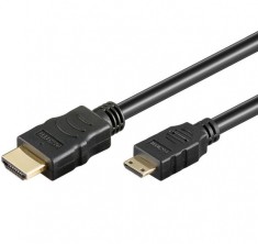 Cablu mini HDMI-C la HDMI v1.4 T-T 5m Negru, KPHDMAC5
