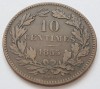 Luxemburg 10 Centimes 1855, Bronz, 31mm, 9.57g, Moneda Straina