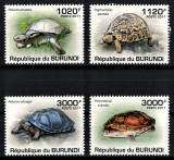 BURUNDI 2011 - Fauna, Testoase / serie completa MNH, Nestampilat