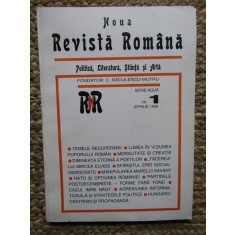 Noua revista romana, nr. 1,APRILIE 1996