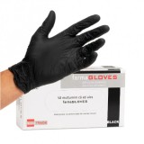 Cutie 100 Manusi Farma nitril nepudrate de examinare Negre L DNC CNN49537