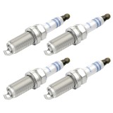 Cumpara ieftin Set 4 bujii Bosch Lexus NX RC RAV4 2.5 Hybrid - Bujii Scanteie 0.8mm, M14x1.25, L26.5mm