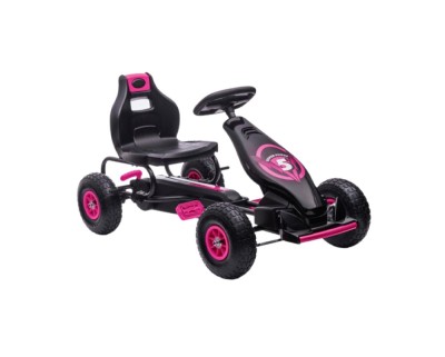 Go Kart G18 cu pedale, roz, Lean 10567 foto