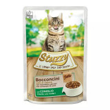Stuzzy Cat Chunks bucăți de iepure &icirc;n gelatină 85 g