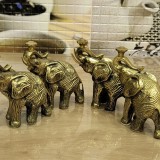 Elefanti bronz-suport masa