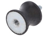 Atenuator Vibratii ELESA+GANTER M8 35mm Guma Otel Zincat Duritate Shore 70