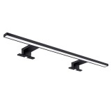 Lampa LED Leziter Luxx 9W, 600lm, 4000K Neutra, Negru, IP44, Dim 600mm, Pentru Baie