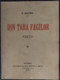 VASILE HUTAN (1880-1972): V. HUTAN - DIN TARA FAGILOR (POEZII: DIN TARA FAGILOR / ORIZONTURI SENINE / EPIGRAME) [BUCURESTI, 1915]