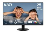 Monitor IPS MSI 24.5inch PRO MP252L, HDMI, DisplayPort, Full HD (1920 x 1080), 100 Hz, 1 ms (Negru)
