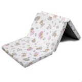 Salteluta pliabila, New Baby, Standard, Pentru patut, Cu geanta de transport inclusa, Cu husa detasabila din bumbac, Din spuma,