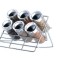 Set pentru condimente 6 piese cu suport cromat