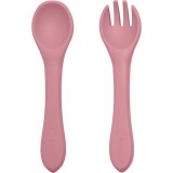 Petite&amp;Mars Take&amp;Match Silicone Plate farfurie cu ventuză Dusty Rose 6 m+ 1 buc