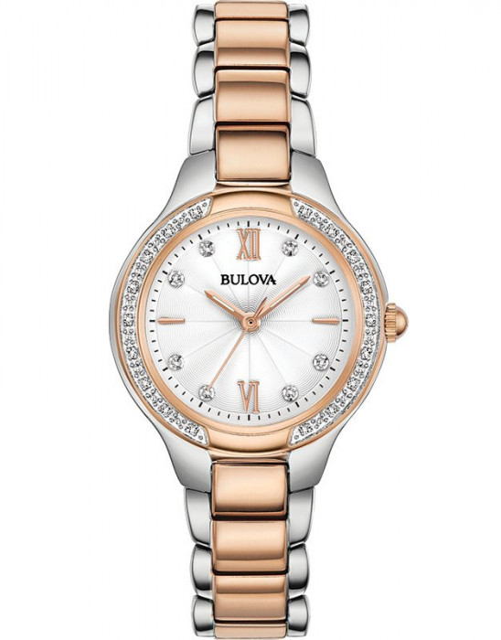 Ceas Dama, Bulova, Diamonds 98R272 - Marime universala