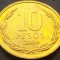 Moneda exotica 10 PESOS - CHILE, anul 2008 * cod 2387 = A.UNC