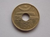 25 PESETAS 1990 SPANIA-COMEMORATIVA, Europa