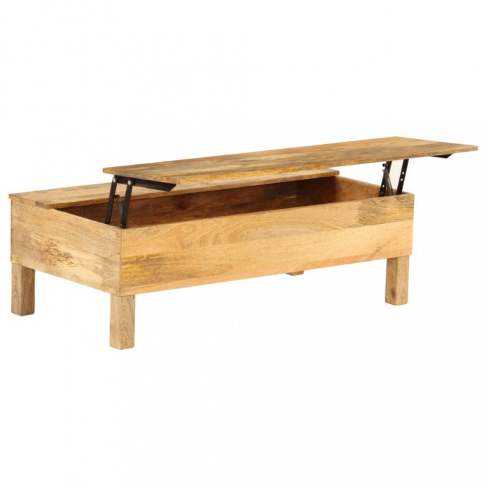 Gossi masuta de cafea, 110 x 55 x 35 cm, lemn masiv de mango