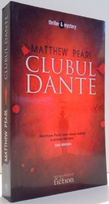 CLUBUL DANTE de MATTHEW PEARL , 2006 foto