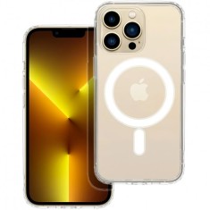 Husa MagSafe pentru Apple iPhone 13 Pro Max, OEM, Clear Mag, Transparenta foto