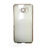 Cumpara ieftin Husa Electroplacated Huawei Y6 2 Compact aurie + Cablu de Date CADOU, Auriu