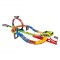 Set pista auto cu platforma speciala de rotire si scufundare la 360 de grade+4 masini multicolore pentru copii, ATS+3ani