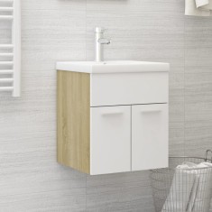 vidaXL Dulap de chiuvetă, 41x38,5x46 ,stejar Sonoma , PAL 804643