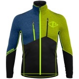 Pulover Tehnic Barbati Crazy Pull Neutron Light Liken M, Drumetii, Poliester/Elastan, Respirabil, Uscare Rapida, Buzunare, Verde