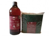 Prep&#039;N&#039;Shine-Pure Tung Oil &amp; Hand Pad&rsquo;s Mix Abrasive, alb, negru verde, 1000 ml