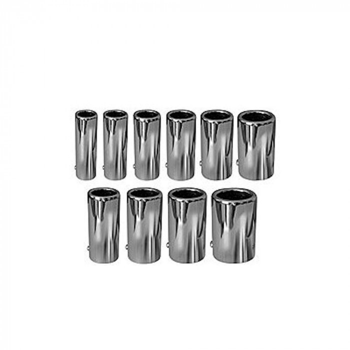 Ornament Toba Streetwize Cromat Simplu rotund 140x60x57mm AutoDrive ProParts