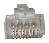 Mufa RJ45 STP CAT6 Litat Valueline, Set 10 Bucati, Conector Sertizare, Cablu Retea, Carcasa Metal/Plastic, Argintiu