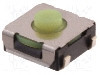 Microintrerupator, 6.2x6.5mm, OFF-(ON), SPST-NO, OMRON OCB - B3SL-1002P